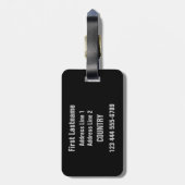 ニューヨーク市のカスタム手荷物タグ ラゲッジタグ (裏面縦)