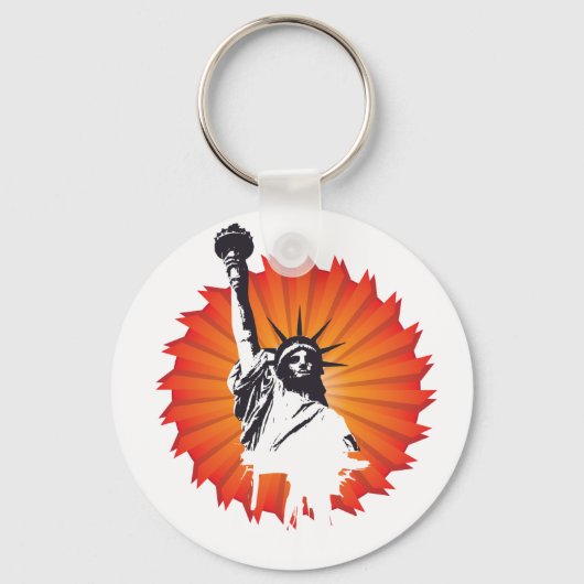 ニューヨーク市のキーチェーン キーホルダー (正面)