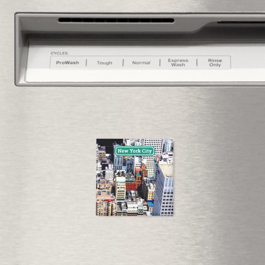 ニューヨーク市のギフトお土産デコールカラフルマグネット マグネット (インサイチュ (食洗機))