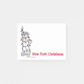 ニューヨーク市のクリスマスの自由の女神ニューヨーク ポストイット (正面)