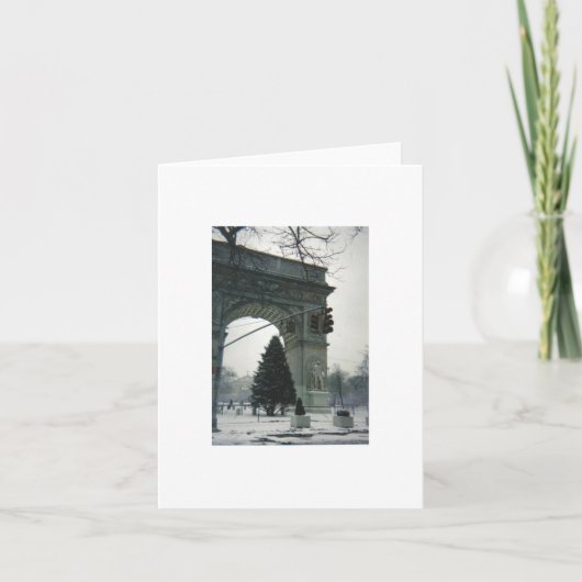 ニューヨーク市のクリスマス シーズンカード (正面)