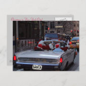 ニューヨーク市のクリスマス シーズンポストカード (正面/裏面)