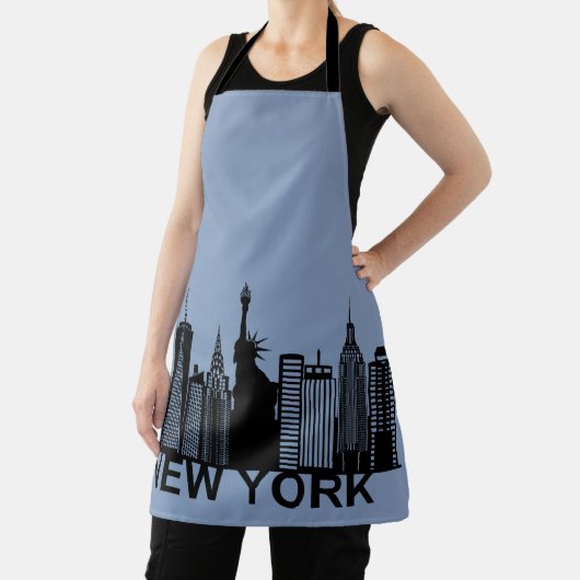 ニューヨーク市のシルエット エプロン (インサイチュ)