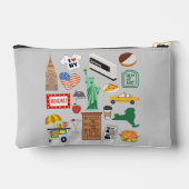 ニューヨーク市のシンボル アクセサリーポーチ (裏面)