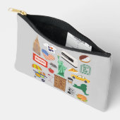 ニューヨーク市のシンボル アクセサリーポーチ (見開き)