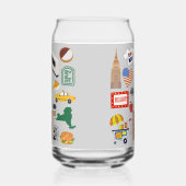 ニューヨーク市のシンボル ガラス缶 (右)