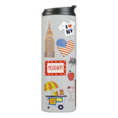 ニューヨーク市のシンボル タンブラー (回転左)