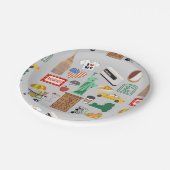 ニューヨーク市のシンボル ペーパープレート (アングル)