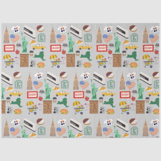 ニューヨーク市のシンボル 薄葉紙 (正面)