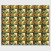 ニューヨーク市のセントラルパークのベンチ ラッピングペーパー (フラット)