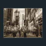 ニューヨーク市のタイムズスクエアの写真 ポストカード<br><div class="desc">この写真はニューヨークのタイムズスクエアで撮った。私の情熱は写真であり、私は野生生物、人々、建築の多くの写真を撮ってきた。</div>