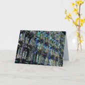 ニューヨーク市のファイアーエスケープポップ・アートのスアート,内空白の部 カード (黄色い花)