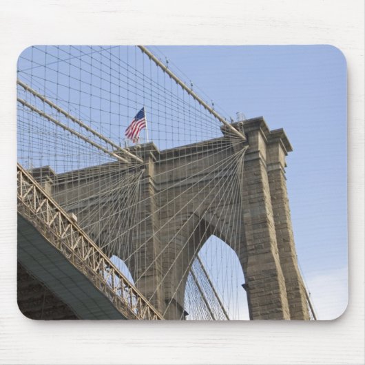 ニューヨーク市のブルックリン橋 マウスパッド (正面)