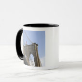 ニューヨーク市のブルックリン橋 マグカップ (正面左)