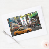 ニューヨーク市のプロフェッショナル写真 長方形シール (封筒)