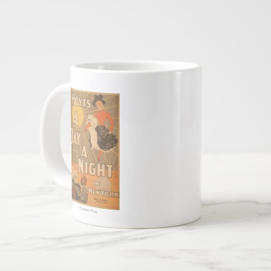 ニューヨーク市のホイト·ア·デイ·ア·ナイト遊 ジャンボコーヒーマグカップ (正面左)
