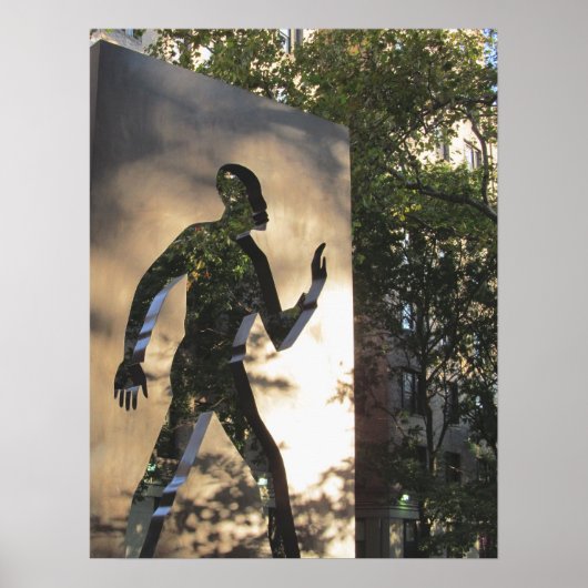 ニューヨーク市のポスターに見えない男のモニュメント ポスター (正面)
