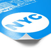 ニューヨーク市のポスター フォトプリント            (角)