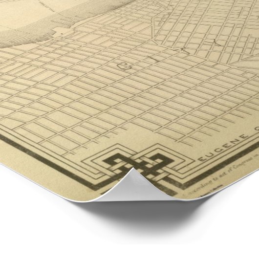 ニューヨーク市の地形図アトラス, 1874 ポスター (角)
