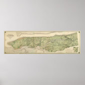 ニューヨーク市の地形図アトラス, 1874 ポスター (正面)