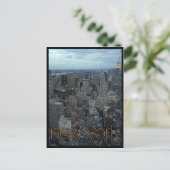 ニューヨーク市の夕暮れ ポストカード (スタンド正面)