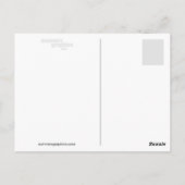 ニューヨーク市の夕暮れ ポストカード (裏面)