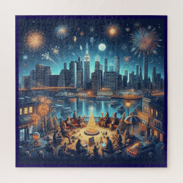 ニューヨーク市の大晦日 ジグソーパズル
