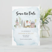 ニューヨーク市の招待の日付を保存 招待状 (スタンド正面)