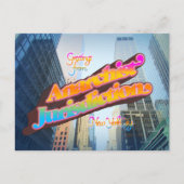 ニューヨーク市の無政府主義の管轄権 ポストカード (正面)