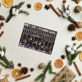 ニューヨーク市の照明チェーン ポストカード