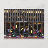 ニューヨーク市の照明チェーン ポストカード (正面)