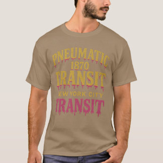 ニューヨーク市の空気圧輸送 1870 Tシャツ