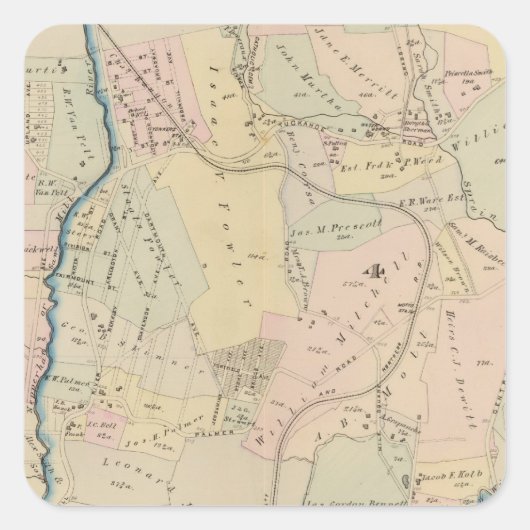 ニューヨーク市の第3区から第4区へ2 スクエアシール (正面)