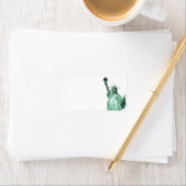 ニューヨーク市の自由の女神 ラベル (インサイチュ)