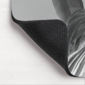 ニューヨーク市の自由白黒像 マウスパッド (コーナー)