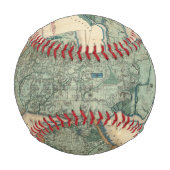 ニューヨーク市の衛生地形図 野球ボール (裏面)