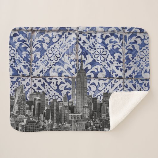 ニューヨーク市の超高層ビルがポルトガルのタイルに出会う シェルパブランケット (正面(横))