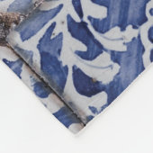 ニューヨーク市の超高層ビルがポルトガルのタイルに出会う フリースブランケット (角)