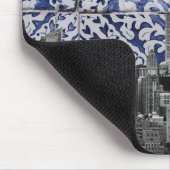 ニューヨーク市の超高層ビルがポルトガルのタイルに出会う マウスパッド (コーナー)