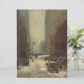 ニューヨーク市の雪（NYCの冬） カード (スタンド正面)
