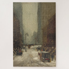 ニューヨーク市の雪（NYCの冬） ジグソーパズル