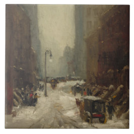 ニューヨーク市の雪（NYCの冬） タイル