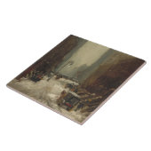 ニューヨーク市の雪（NYCの冬） タイル (側面)