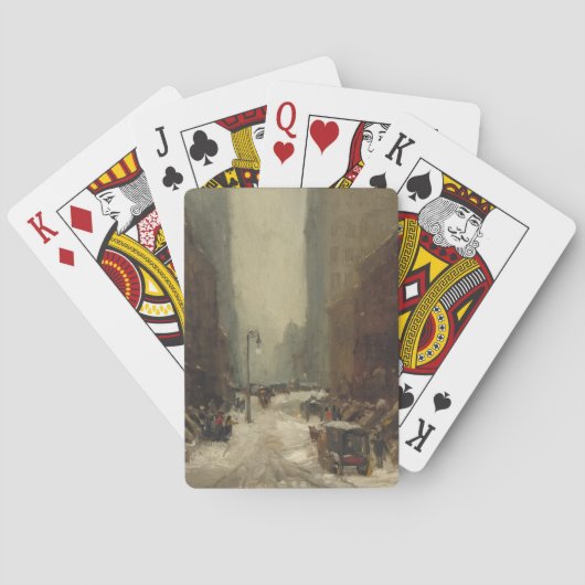 ニューヨーク市の雪（NYCの冬） トランプ (裏面)