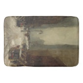 ニューヨーク市の雪（NYCの冬） バスマット (正面)