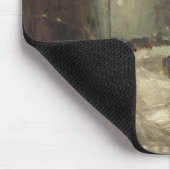 ニューヨーク市の雪（NYCの冬） マウスパッド (コーナー)