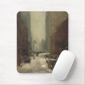 ニューヨーク市の雪（NYCの冬） マウスパッド (マウス)