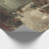 ニューヨーク市の雪(NYCの冬) ラッピングペーパー (角)