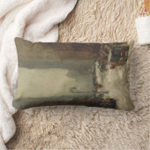 ニューヨーク市の雪（NYCの冬） ランバークッション (ブランケット)