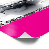 ニューヨーク市のRick London'sファッションアリおもしろい ポスター (コーナー)